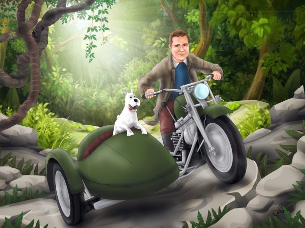 Präsent zum Geburtstag Persönliche Illustrationen & Karikaturen nach Foto – als Erinnerung oder Geschenk
