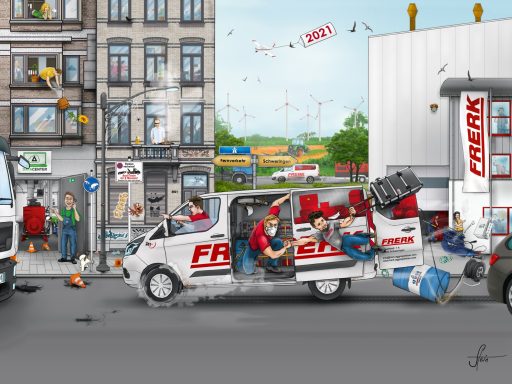 Kalendermotiv 2021 Illustration