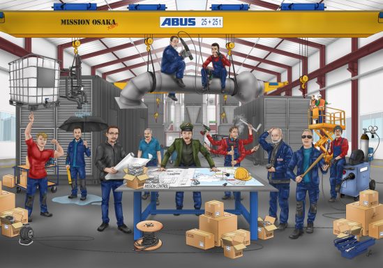 Präsent zum Abschluss einer Serienfertigung Illustration, Digitale Zeichnung